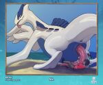  absurd_res anus beach bestiality bodily_fluids bodyjob clothed clothing dripping duo erection eyewear feral genital_fluids genitals glasses hi_res hug human human_on_feral interspecies legendary_pok&eacute;mon looking_at_viewer looking_back lugia male male/male mammal nintendo outside penis penis_grab penis_hug pok&eacute;mon pok&eacute;mon_(species) pok&eacute;philia precum precum_drip rear_view sand sea seaside size_difference sky sprout tongue tongue_out video_games water 