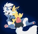  abdominal_bulge absurd_res animal_genitalia animal_penis balls big_balls big_dom_small_sub big_penis bodily_fluids canid canine canine_penis claws conditional_dnp cum deretto_(pokesona) draco_(artist) duo dusk_lycanroc eeveelution female female_penetrated feral genital_fluids genitals hi_res huge_balls huge_penis hyper jett_(draco) jolteon knot large_penetration larger_male lycanroc male male/female male_penetrating male_penetrating_female mammal nintendo pawpads paws pectoral_bulge penetration penile penile_penetration penis penis_in_pussy pok&eacute;mon pok&eacute;mon_(species) pussy sex size_difference smaller_female smaller_penetrated toe_claws toe_curl vaginal vaginal_penetration video_games 