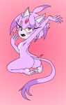  anthro blaze_the_cat bluechika blush breasts butt colored domestic_cat edit fangs felid feline felis female fur hair hi_res mammal multicolored_body multicolored_fur multicolored_hair nipples one_eye_closed open_mouth pink_body pink_fur pink_hair purple_body purple_fur purple_hair simple_background solo sonic_the_hedgehog_(series) texas_toast tongue two_tone_hair white_body white_fur yellow_eyes 