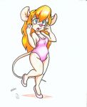  anthro breasts chip_&#039;n_dale_rescue_rangers chip_n&#039;death cleavage clothed clothing disney female gadget_hackwrench hair mammal mouse murid murine rodent solo swimwear 
