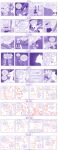  4koma absurd_res ambiguous_gender anthro avian bird braver_(character) chocobo clothing comic dialogue disaster_dragon dragon duo english_text feral final_fantasy fish hi_res jojo&#039;s_bizarre_adventure kobold marine mask melee_weapon menacing_approach monochrome profanity purple_theme scalie speech_bubble square_enix text vavacung video_games weapon wings 