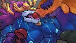  16:9 anthro asian_mythology aurelion_sol_(lol) balls big_muscles big_penis bodily_fluids dragon east_asian_mythology eastern_dragon genitals group group_sex hi_res humanoid league_of_legends male male/male masturbation muscular muscular_male mythology nipples open_mouth oral orgy pecs penis penis_grab riot_games saliva sex solo_focus vein veiny_penis video_games widescreen wulfer-shepherd 
