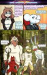  anthro avian bird breasts brown_body brown_fur brown_hair clothed clothing comic dialogue female fur grey_body grey_fur group hair hi_res lagomorph leporid male mammal mouse murid murine quesito_(zentagas) rabbit rodent spanish_text tabata_(zentagas) text translation_request weapon white_body white_fur zentagas 