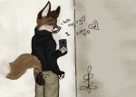  canid canine desperation feces fox gunny_le_fox male mammal messing pooping scat soiling solo 