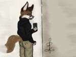  anthro fart feces gunny_le_fox male messing pooping scat soiling solo 