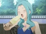  animated animated_gif artist_request food ice_cream kinjou_ururu lowres okusama_wa_mahou_shoujo screencap sexually_suggestive soft_serve solo 