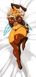  accessory antennae_(anatomy) anthro arthropod bee clothing corset dakimakura_design female flower flower_in_hair hair hair_accessory hi_res hooves hymenopteran insect legwear lingerie looking_at_viewer neck_tuft panties plant solo stinger_(anatomy) sura_(character) thick_thighs thigh_highs topwear tuft underwear wings xstupid_furryx 
