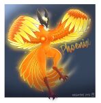  anthro avian breasts claws crossgender curvy_figure dota european_mythology feathered_wings feathers female fire flaming_hair flaming_tail flaming_wings flying greek_mythology hi_res icarus_the_phoenix mask medium_breasts mythological_avian mythological_firebird mythology navel negativedye nipples non-mammal_breasts nude orange_body orange_breasts orange_skin phoenix pseudo_hair simple_background solo text thick_thighs video_games wide_hips wings 