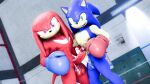  3d_(artwork) balls boxing_gloves clothing digital_media_(artwork) duo erection fighting_ring frottage genitals gym handwear hi_res knuckles_the_echidna loafsfm looking_at_viewer male male/male muscular muscular_male nipples penis penises_crossing penises_touching pose sex sonic_the_hedgehog sonic_the_hedgehog_(series) source_filmmaker swordfight 