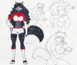  anthro canid canine canis dreadwolfclaw1990 female hi_res mammal martial_arts model_sheet solo sybil_mccready sybil_vaadia wolf 