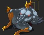  annoyed anthro anus armor avian azir_(lol) bastroceive big_muscles bird black_background butt featureless_crotch headgear helmet humanoid league_of_legends lying male muscular muscular_male nipples pecs riot_games showing_ass simple_background solo veiny_muscles video_games 