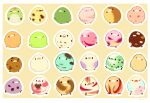  animal bird chai_(artist) chocolate food ice_cream nobody original signed 