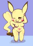  &lt;3 &lt;3_eyes 2020 absurd_res blush blush_lines breasts digital_media_(artwork) embarrassed female fur genitals hi_res nintendo nude pikachu pok&eacute;mon pok&eacute;mon_(species) portrait pose pussy red_cheeks simple_background solo solo_focus standing syst tattoo tattoo_on_belly video_games yellow_body yellow_fur 