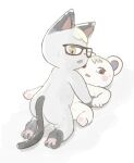  anal animal_crossing anthro blonde_hair caught domestic_cat duo felid feline felis fur grey_body grey_fur hair hi_res male male/male mammal marshal_(animal_crossing) munieru nintendo raymond_(animal_crossing) rodent sciurid sex video_games white_body white_fur 