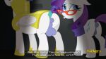  anthro anus backsack balls better_version_at_source blargsnarf clothing costume degradation dialogue english_text equid equine eyewear female feral friendship_is_magic genitals glasses hair hasbro horse male male/female mammal my_little_pony pony purple_hair rarity_(mlp) sex tagme text 