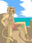  anthro female genitals haplorhine hi_res humanoid mammal monkey nude primate pussy sewlde solo yang-mei_(sewlde) 