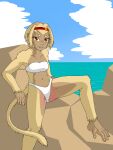  anthro clothing female haplorhine hi_res humanoid mammal monkey primate sewlde solo underwear yang-mei_(sewlde) 