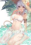  akizone au_ra bikini final_fantasy final_fantasy_xiv see_through swimsuits tail wet wet_clothes 