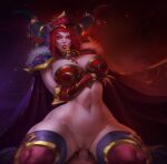 alexstrasza armor big_breasts blizzard_entertainment breasts clothing duo erection faceless_male female genitals hair hi_res horn horned_humanoid human humanoid legwear long_hair male male/female mammal penetration penis pussy red_eyes red_hair sex thigh_highs tixnen unconvincing_armor vaginal vaginal_penetration video_games warcraft 