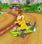  absurd_res balls bowser_jr. child flaccid foreskin genitals hi_res humanoid_genitalia humanoid_penis koopa long_foreskin male mario_bros mario_kart nintendo nude penis race_car race_track scalie smile tribaldragon uncut unretracted_foreskin video_games young 