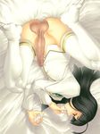  black_hair cum decensored futanari highres naminoli penis solo testicles thighhighs third-party_edit uncensored yn_red 