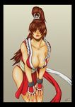  breasts cleavage king_of_fighters shermie shiranui_mai shiranui_mai_(cosplay) snk 