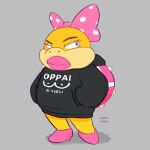  1:1 accessory anthro bald clothing female hair_accessory hair_bow hair_ribbon high_heels hoodie kairy_draws koopa koopaling lips mario_bros nintendo ribbons scalie shell solo spiked_shell spikes spikes_(anatomy) thick_lips topwear video_games wendy_o._koopa 
