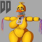  1:1 absurd_res animatronic avian big_breasts bird breasts chicken dangodanger duo female five_nights_at_freddy&#039;s five_nights_at_freddy&#039;s_2 galliform gallus_(genus) hi_res jdraws8 machine phasianid purple_eyes robot video_games withered_chica_(fnaf) 