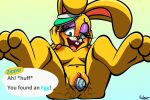  3:2 animal_crossing blush bodily_fluids breasts egg eyeshadow female genital_fluids genitals green_eyes hi_res lagomorph leporid makeup mammal nintendo precum protagon pussy rabbit sweat vaginal video_games zipper_t._bunny 