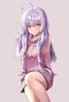  elaina_(majo_no_tabitabi) majo_no_tabitabi no_bra skirt_lift sweater tagme 