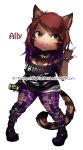  alpha_channel anthro beverage_can choker clothing colored_nails digikat04 domestic_cat english_text felid feline felis female hair jewelry mammal nails necklace solo text 