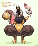  &lt;3 animal_genitalia animal_penis anthro anubis ball_fondling balls big_balls big_breasts breasts canid canine deity easter egyptian_mythology equine_penis erection female fondling genitals hi_res high_heels holidays huge_balls lollipopcon male male/female mammal middle_eastern_mythology mythology penis 