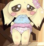 child child_grooming clothed clothing female nintendo panties pichu pok&eacute;mon pok&eacute;mon_(species) solo trashtragon underwear video_games young 
