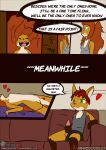  &lt;3 anthro brother brother_and_sister canid canine comic dialogue duo female fox genitals hi_res incest_(lore) kamperkiller_(artist) male male/female mammal penis pussy remote_controlled_vibrator sex_toy sibling sister vibrator 