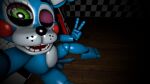  2021 3d_(artwork) animatronic anthro balls barefoot black_nose blue_body checkered_wall close-up detailed digital_media_(artwork) erection eyelashes feet five_nights_at_freddy&#039;s five_nights_at_freddy&#039;s_2 genitals gesture glistening glistening_arms glistening_body glistening_eyes glistening_face glistening_head glistening_legs green_eyes guitar humanoid_genitalia humanoid_penis lagomorph leporid long_ears long_penis machine male mammal multicolored_body musical_instrument narrowed_eyes nude on_stage one_eye_closed open_mouth penis pesky_fox plucked_string_instrument pose presenting presenting_balls presenting_penis rabbit raised_arm restaurant robot rosy_cheeks sitting smile solo source_filmmaker squint stage string_instrument toy_bonnie_(fnaf) v_sign video_games white_body 