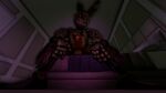  2021 animatronic anthro balls barefoot bed bedroom detailed endoskeleton erection exposed_endoskeleton feet five_nights_at_freddy&#039;s five_nights_at_freddy&#039;s_3 furniture genitals grey_eyes humanoid_genitalia humanoid_penis inside lagomorph leporid long_ears looking_at_viewer looking_down machine male mammal notched_ear nude penis presenting presenting_balls presenting_penis rabbit remuswolf robot sitting smile solo spread_legs spreading springtrap_(fnaf) teeth torn_arm torn_body torn_face torn_leg video_games wire 