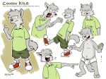  alcohol anthro barefoot beer beverage beverage_can bottomwear briefs canid canine canis clothed clothing coyote dripping drunk feet footwear fur gesture green_bottomwear green_clothing green_pants green_shirt green_topwear grey_body grey_fur heyitscousindave hi_res kyle_mckinley male mammal middle_finger open_mouth pants pointing polo_shirt red_clothing red_footwear red_shoes shirt shoes simple_background sneajers solo substance_intoxication teeth_showing tighty_whities tongue tongue_out topless topwear underwear white_background white_clothing white_underwear wolf 