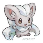  animal_focus artist_name blank_eyes brown_eyes cinccino commentary_request day_walker1117 english_text fluffy full_body gen_5_pokemon happy no_humans open_mouth pokemon pokemon_(creature) signature simple_background sketch smile solo standing white_background 