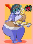  2019 absurd_res anthro between_breasts big_breasts big_butt blue_body blue_fur breasts butt cleavage clothed clothing corn curvy_figure digital_media_(artwork) female fingers food fur hair hi_res hourglass_figure huge_breasts huge_butt inkit89 jewelry lagomorph leporid looking_at_viewer mammal multicolored_body multicolored_fur native_american necklace plant rabbit simple_background solo teal_eyes teal_hair thick_thighs tube_dress voluptuous wide_hips 