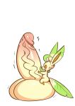  anthro balls bangs big_balls big_penis big_tail blush eeveelution fur genitals hair hi_res huge_balls huge_penis hyper hyper_balls hyper_genitalia hyper_penis leafeon long_ears male masturbation nintendo nude penis pok&eacute;mon pok&eacute;mon_(species) sitting sitting_on_balls small_but_hung smile solo spica throbbing throbbing_balls throbbing_penis video_games 