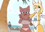  amy_(canisfidelis) anthro beach bikini blue_eyes breasts canid canine canis canisfidelis chest_tuft chinchilla chinchillid clothed clothing eyewear female frilly frilly_clothing frilly_swimwear fur grey_body grey_fur group hair lagomorph leporid looking_at_viewer lying mammal multicolored_body navel one_eye_closed open_mouth outside peace_symbol rabbit rodent seaside selfie_stick smile standing sunglasses swimwear taking_picture tan_body tan_fur tuft two_tone_body white_body white_fur white_hair wink wolf 