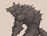  2020 abs anthro biceps canid canine canis captainjohkid fur hi_res male mammal solo were werecanid werecanine werewolf 