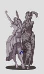  absurd_res anthro classy duo felid female female/female hi_res lagomorph leopard leporid mammal pantherine pinup pose rabbit walas21 