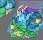  absurd_res all_fours anal anal_penetration anthro asian_mythology aurelion_sol_(lol) balls big_dom_small_sub bodily_fluids butt crocodile crocodilian crocodylid cum cum_in_ass cum_inflation cum_inside cum_on_balls cum_on_ground cum_while_penetrated daikuhiroshiama dragon duo east_asian_mythology eastern_dragon erection eyes_closed genital_fluids genitals hi_res humanoid inflation kneeling league_of_legends male male/male male_penetrated male_penetrating male_penetrating_male muscular muscular_male mythology orgasm orgasm_from_anal pecs penetration penis renekton reptile riot_games scalie sex size_difference tongue tongue_out video_games 