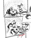  adondis anthro black_and_white bodily_fluids canid canine canis clothing comic crying curled_hair digital_media_(artwork) domestic_dog english_text fluffy fur hair hi_res male mammal monochrome poodle russell(adondis) sad simple_background sketch solo tears tears_of_desperation text 