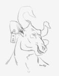  2d beastmilk bovid bovine cattle horn invalid_tag mammal neck_up smile tag 