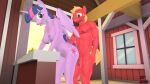  3d_(artwork) anal anal_penetration animal_genitalia animal_penis anthro big_macintosh_(mlp) breasts cutie_mark digital_media_(artwork) duo equid equine equine_penis female friendship_is_magic genitals hasbro hi_res horn horse male male/female mammal muscular muscular_male my_little_pony nipples nude penetration penis pony sex sky_chaser source_filmmaker tongue tongue_out twilight_sparkle_(mlp) winged_unicorn wings 