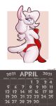  absurd_res anthro butt calendar camelid clothed clothing ear_piercing female hi_res leah_(leo_llama) leo_llama llama looking_at_viewer looking_back mammal panties piercing rear_view red_clothing simple_background solo team_fortress_2 topless underwear valve video_games 