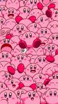  :i @_@ blue_eyes blush_stickers closed_eyes closed_mouth dot_mouth highres kirby kirby_(series) one_eye_closed open_mouth smile too_many x_x yutakunatu 