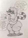  absurd_res annoyed anthro big_butt blush butt cartoon_network crossed_arms digital_media_(artwork) fur genitals hi_res male mammal open_mouth overweight overweight_anthro overweight_male penis procyonid raccoon raccoon_tail regular_show rigby_(regular_show) ring_eyes ringtail shadow short_stack solo speech_bubble standing thick_thighs zlut385 